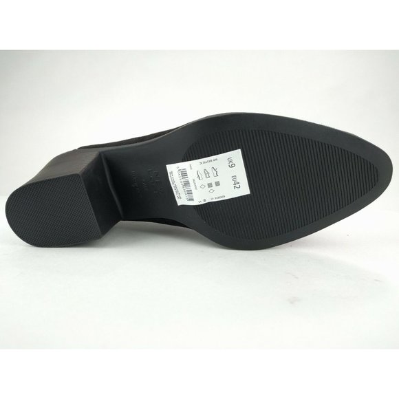 New Look Love Your Sole Faux Suede Back Zip Chelsea Heel Boots Booties US11 UK9 - Picture 5 of 6